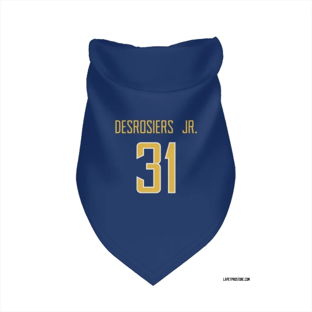 Los Angeles Chargers Greg Desrosiers Jr. Royal Gold Pet Bandana for Dog & Cat