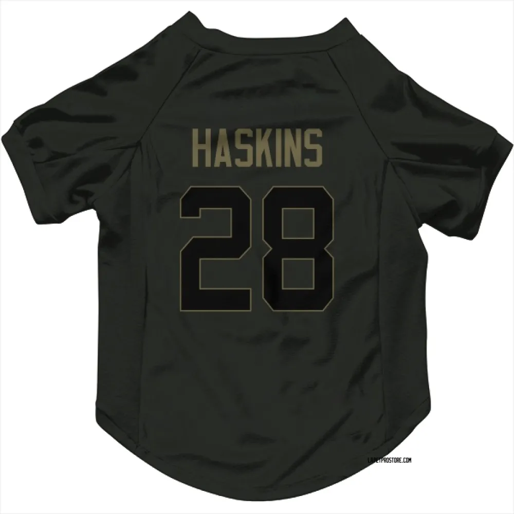 Los Angeles Chargers Hassan Haskins Black Service Pet Jersey for Dog & Cat
