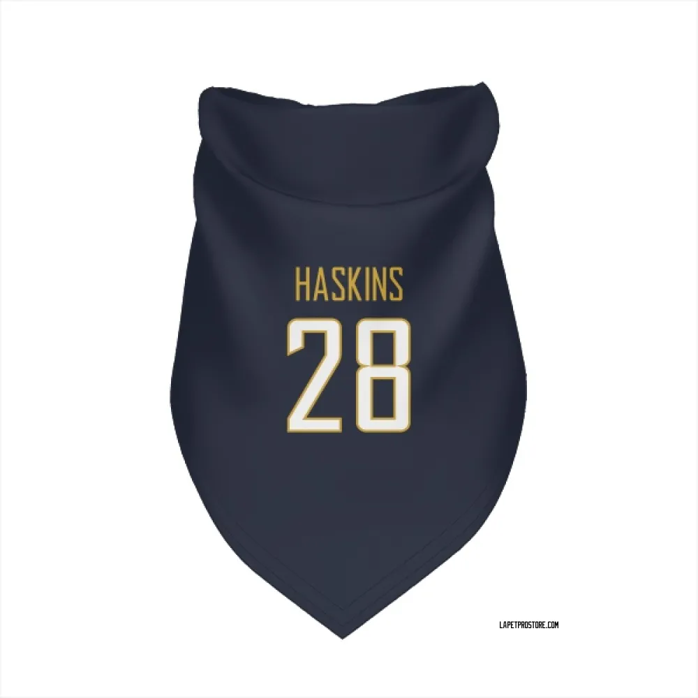 Los Angeles Chargers Hassan Haskins Navy Pet Bandana for Dog & Cat