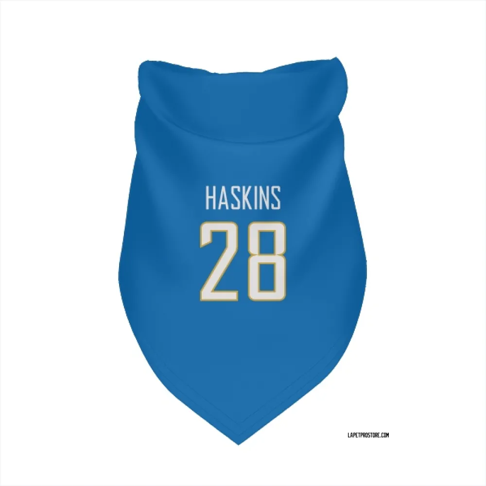Los Angeles Chargers Hassan Haskins Powder Blue Pet Bandana for Dog & Cat