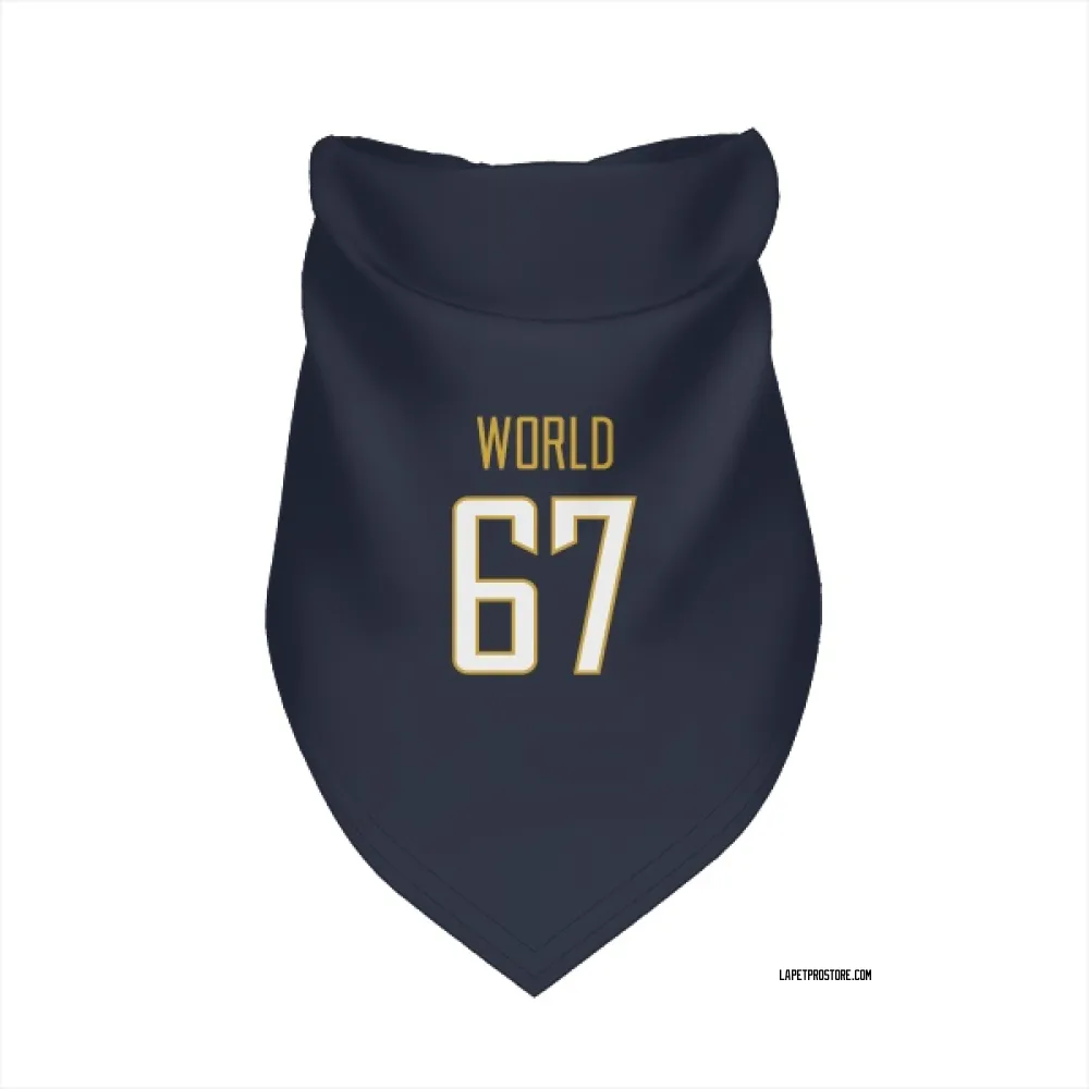 Los Angeles Chargers Isaiah World Navy Pet Bandana for Dog & Cat