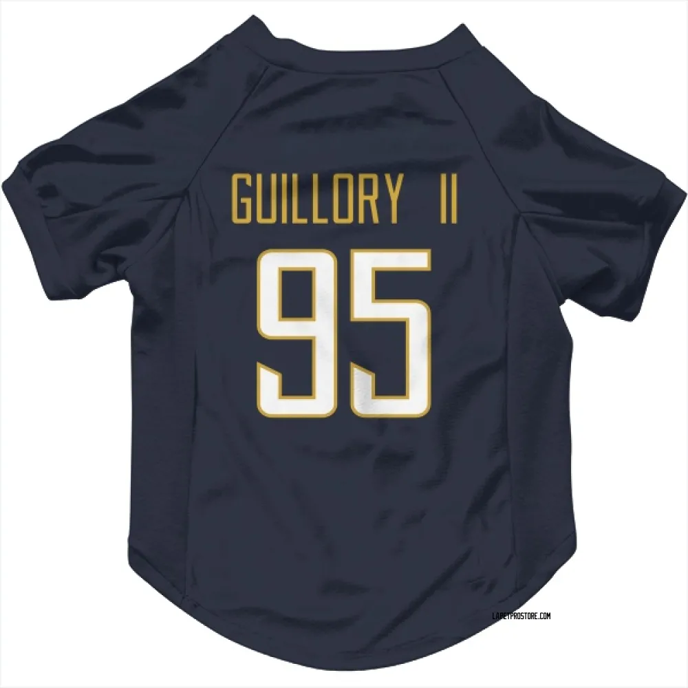 Los Angeles Chargers Jacobian Guillory II Navy Pet Jersey for Dog & Cat