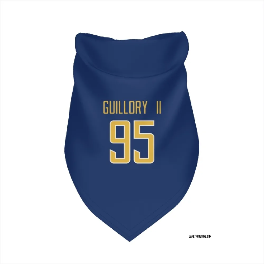 Los Angeles Chargers Jacobian Guillory II Royal Gold Pet Bandana for Dog & Cat
