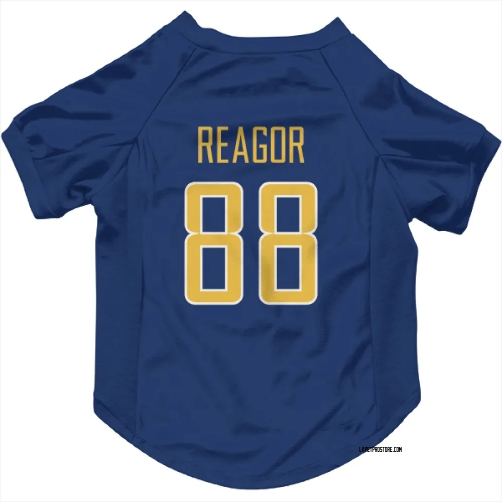 Los Angeles Chargers Jalen Reagor Royal Gold Pet Jersey for Dog & Cat