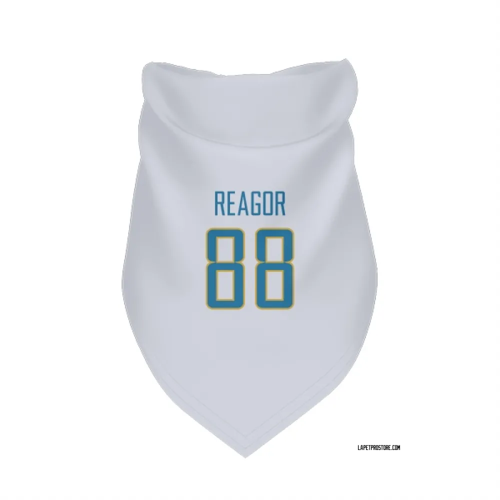 Los Angeles Chargers Jalen Reagor White Pet Bandana for Dog & Cat