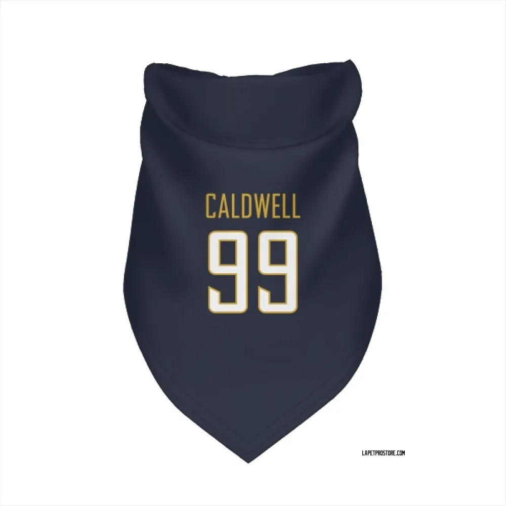 Los Angeles Chargers Jamaree Caldwell Navy Pet Bandana for Dog & Cat