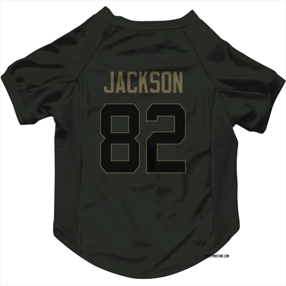Los Angeles Chargers JaQuae Jackson Black Service Pet Jersey for Dog & Cat