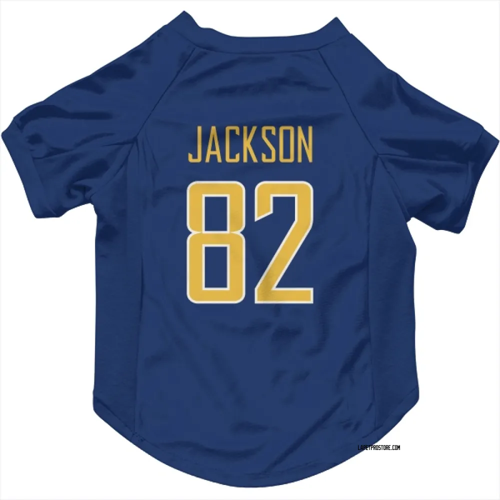 Los Angeles Chargers JaQuae Jackson Royal Gold Pet Jersey for Dog & Cat