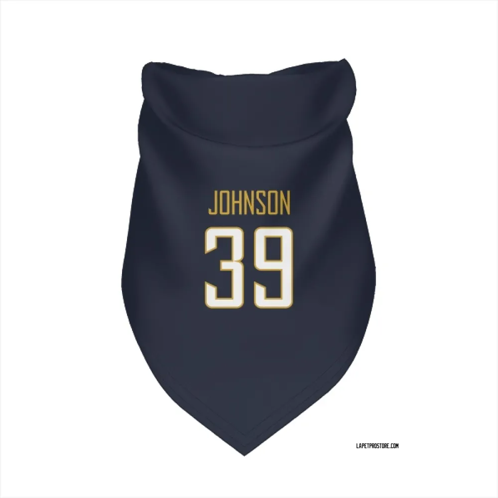 Los Angeles Chargers Jaylen Johnson Navy Pet Bandana for Dog & Cat