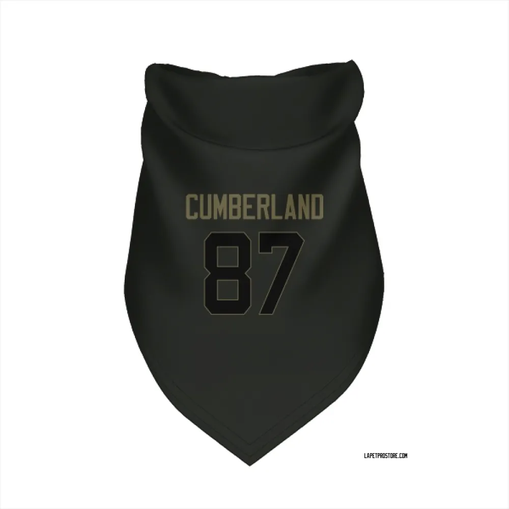 Los Angeles Chargers Jeff Cumberland Black Service Pet Bandana for Dog & Cat