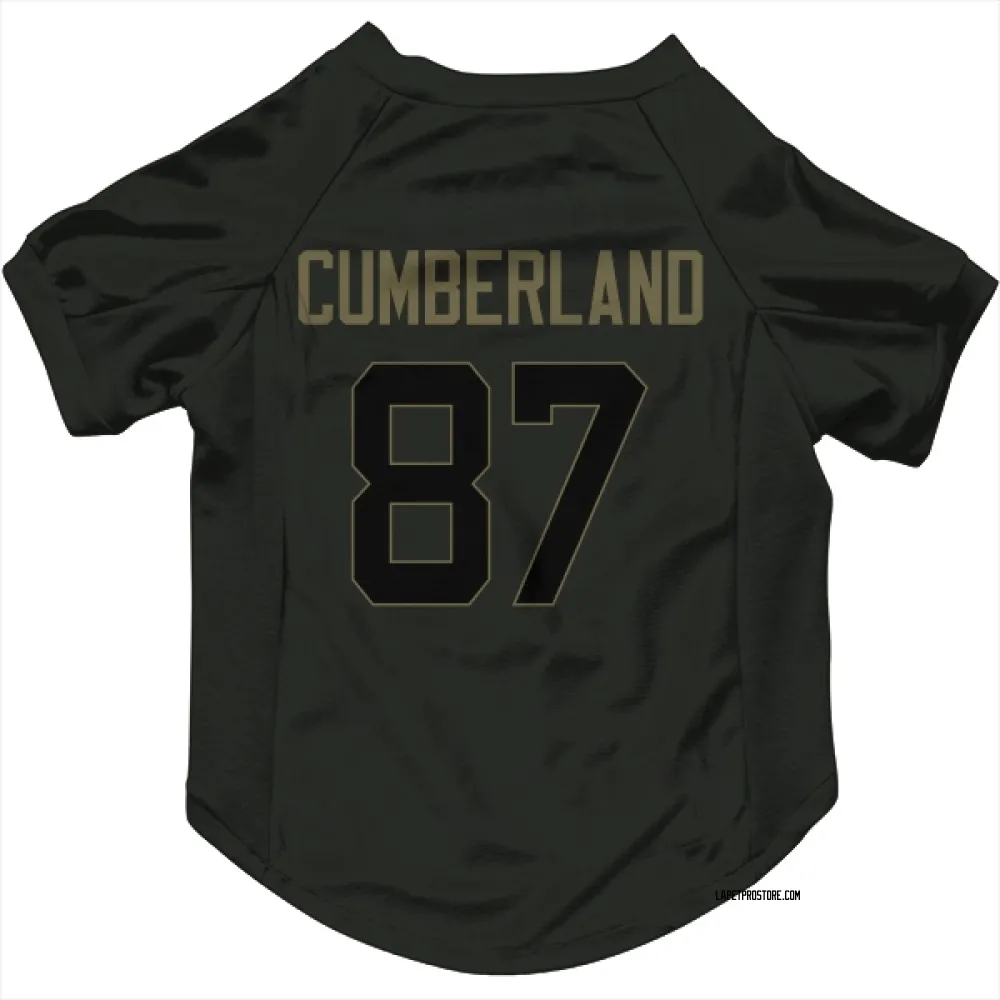 Los Angeles Chargers Jeff Cumberland Black Service Pet Jersey for Dog & Cat