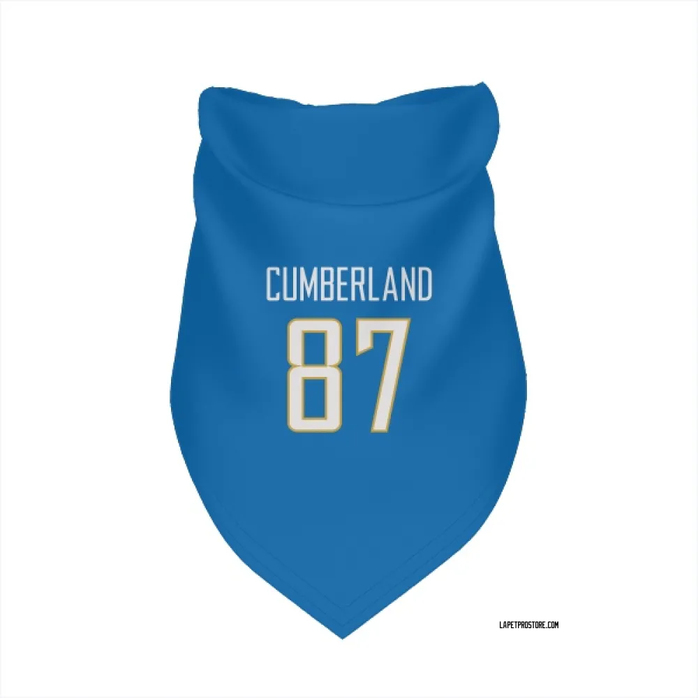 Los Angeles Chargers Jeff Cumberland Powder Blue Pet Bandana for Dog & Cat
