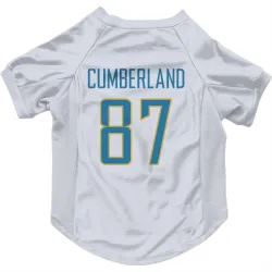 Los Angeles Chargers Jeff Cumberland White Pet Jersey for Dog & Cat