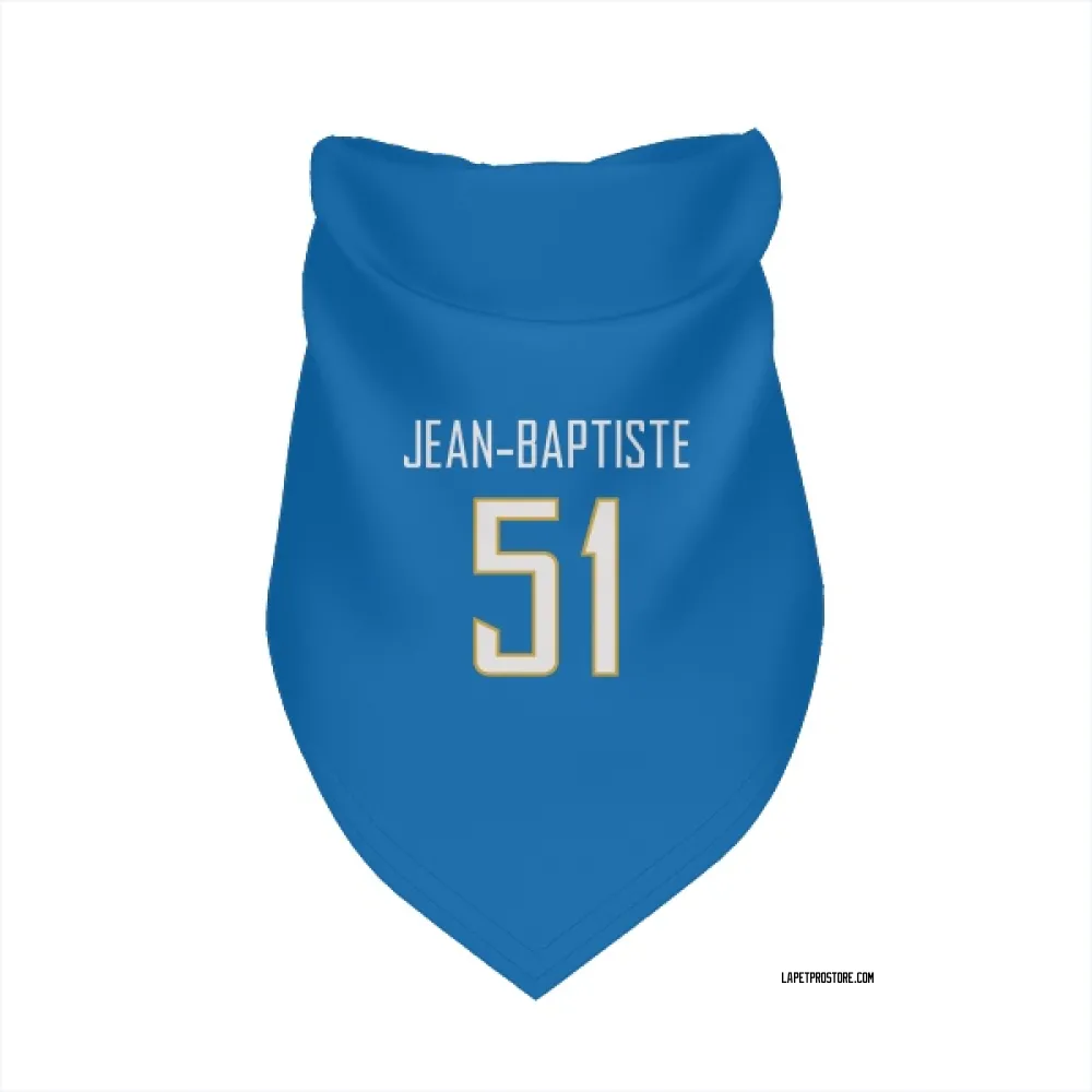 Los Angeles Chargers Jeremiah Jean-Baptiste Powder Blue Pet Bandana for Dog & Cat