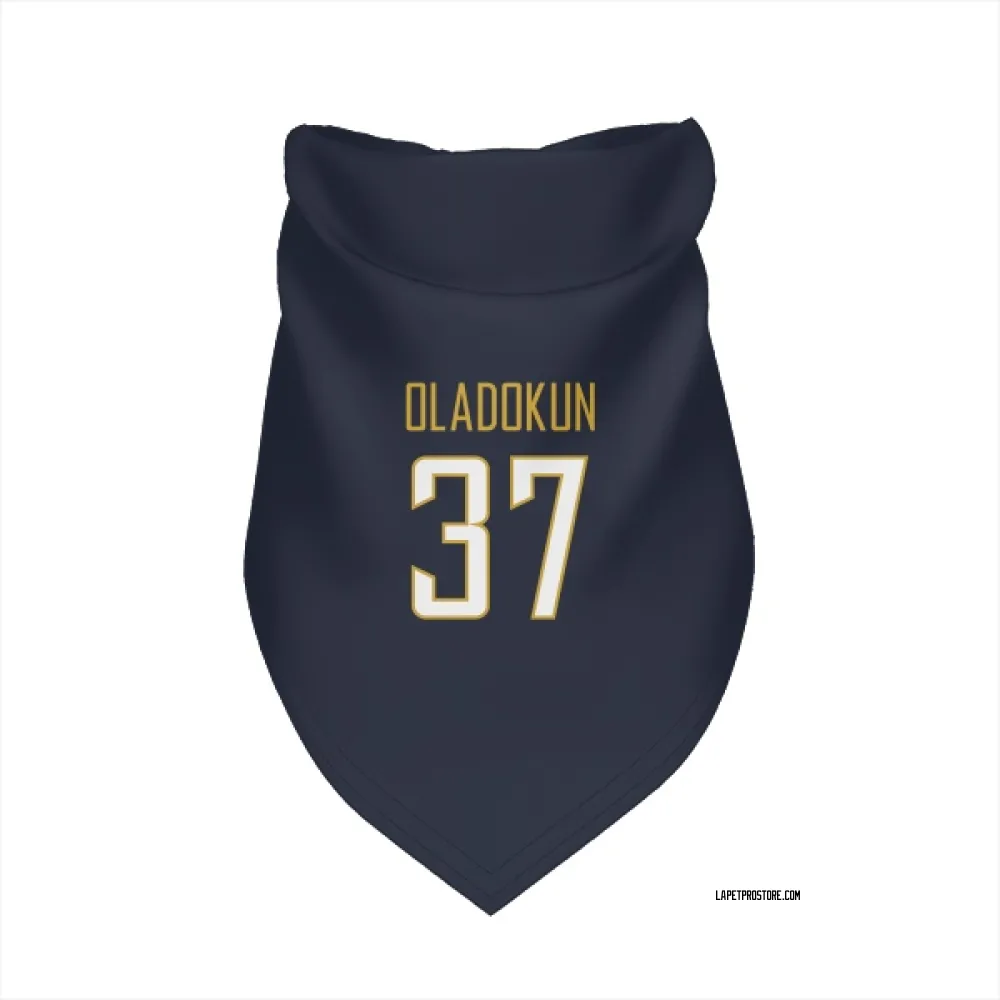 Los Angeles Chargers Jordan Oladokun Navy Pet Bandana for Dog & Cat
