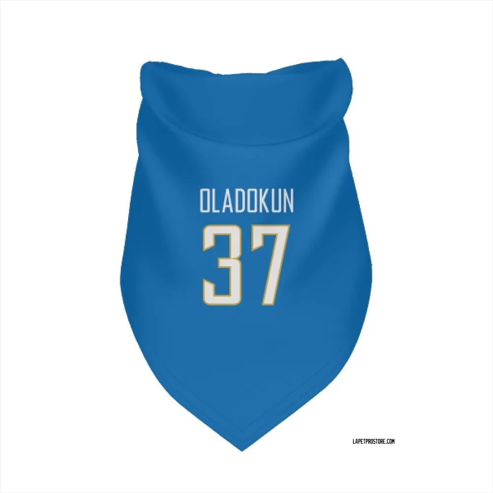 Los Angeles Chargers Jordan Oladokun Powder Blue Pet Bandana for Dog & Cat