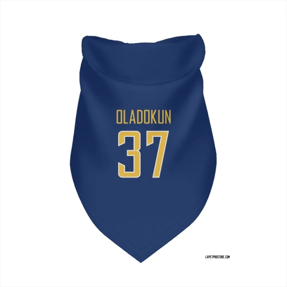 Los Angeles Chargers Jordan Oladokun Royal Gold Pet Bandana for Dog & Cat