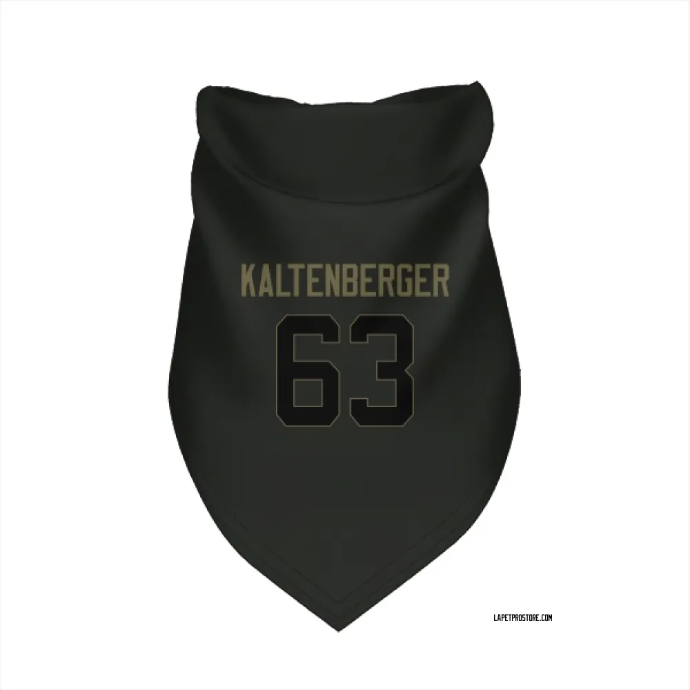 Los Angeles Chargers Josh Kaltenberger Black Service Pet Bandana for Dog & Cat