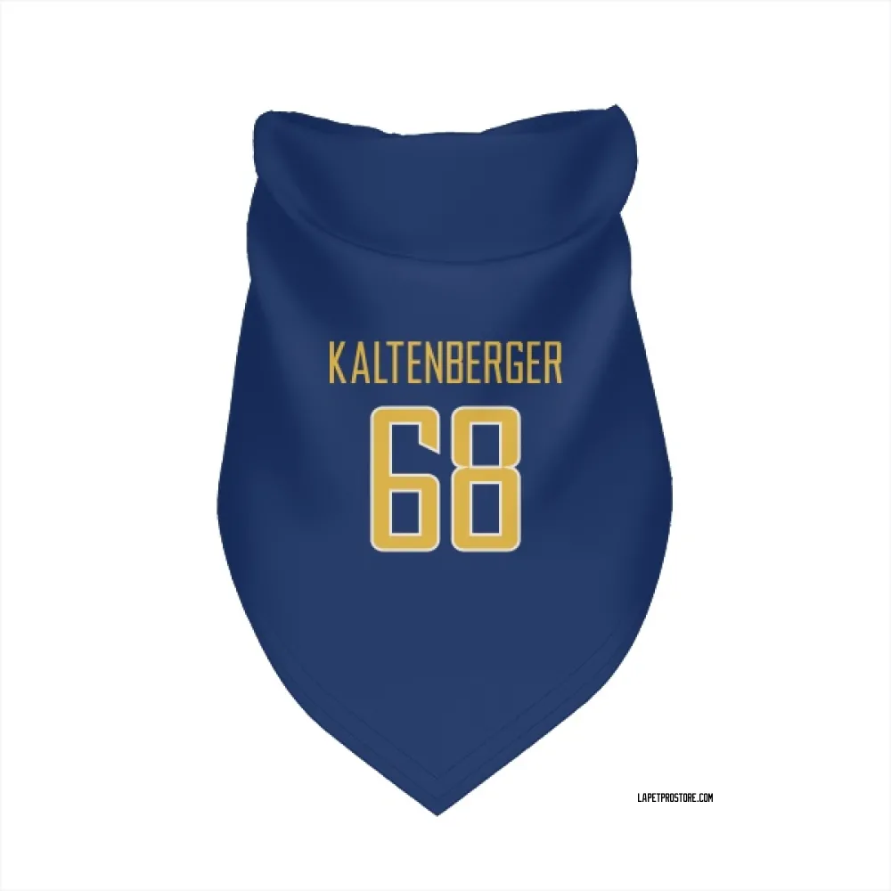 Los Angeles Chargers Josh Kaltenberger Royal Gold Pet Bandana for Dog & Cat