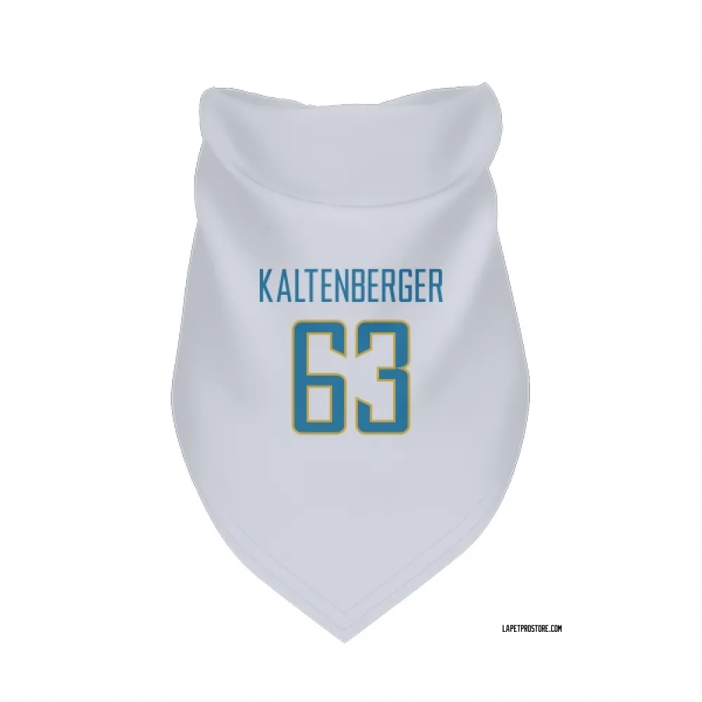 Los Angeles Chargers Josh Kaltenberger White Pet Bandana for Dog & Cat