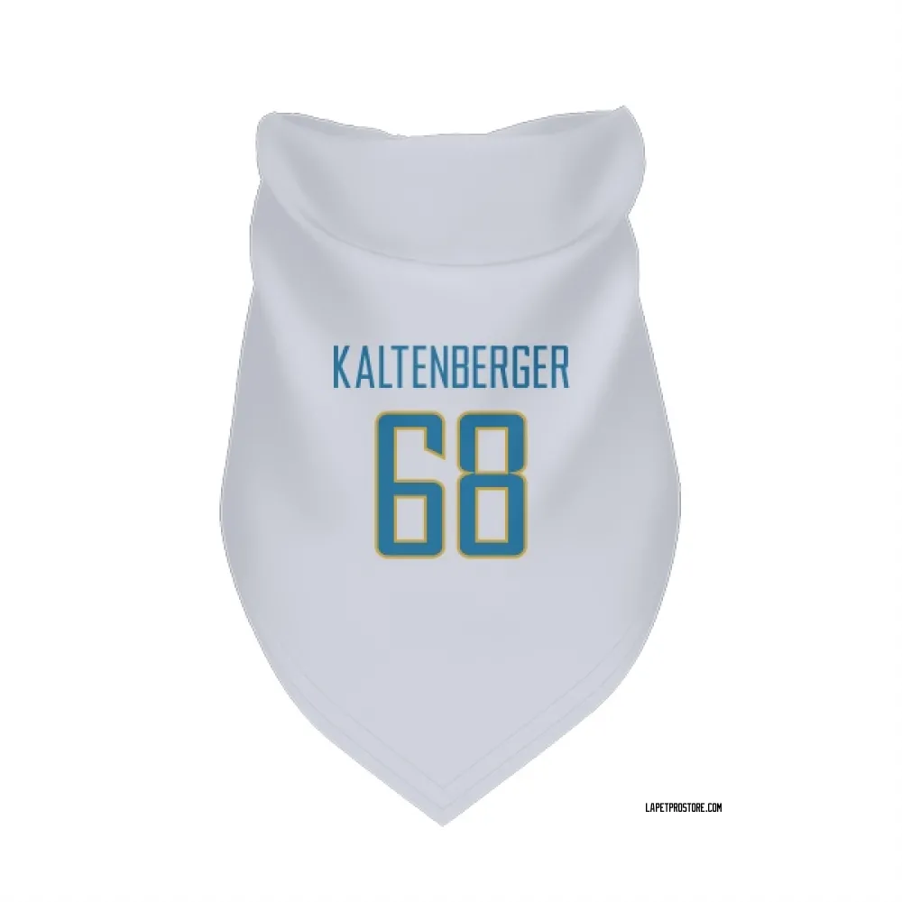 Los Angeles Chargers Josh Kaltenberger White Pet Bandana for Dog & Cat