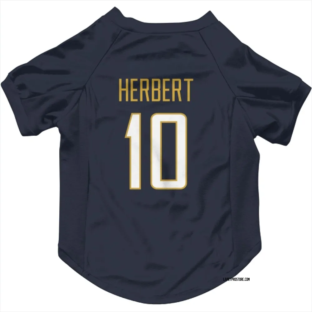 Los Angeles Chargers Justin Herbert Navy Pet Jersey for Dog & Cat