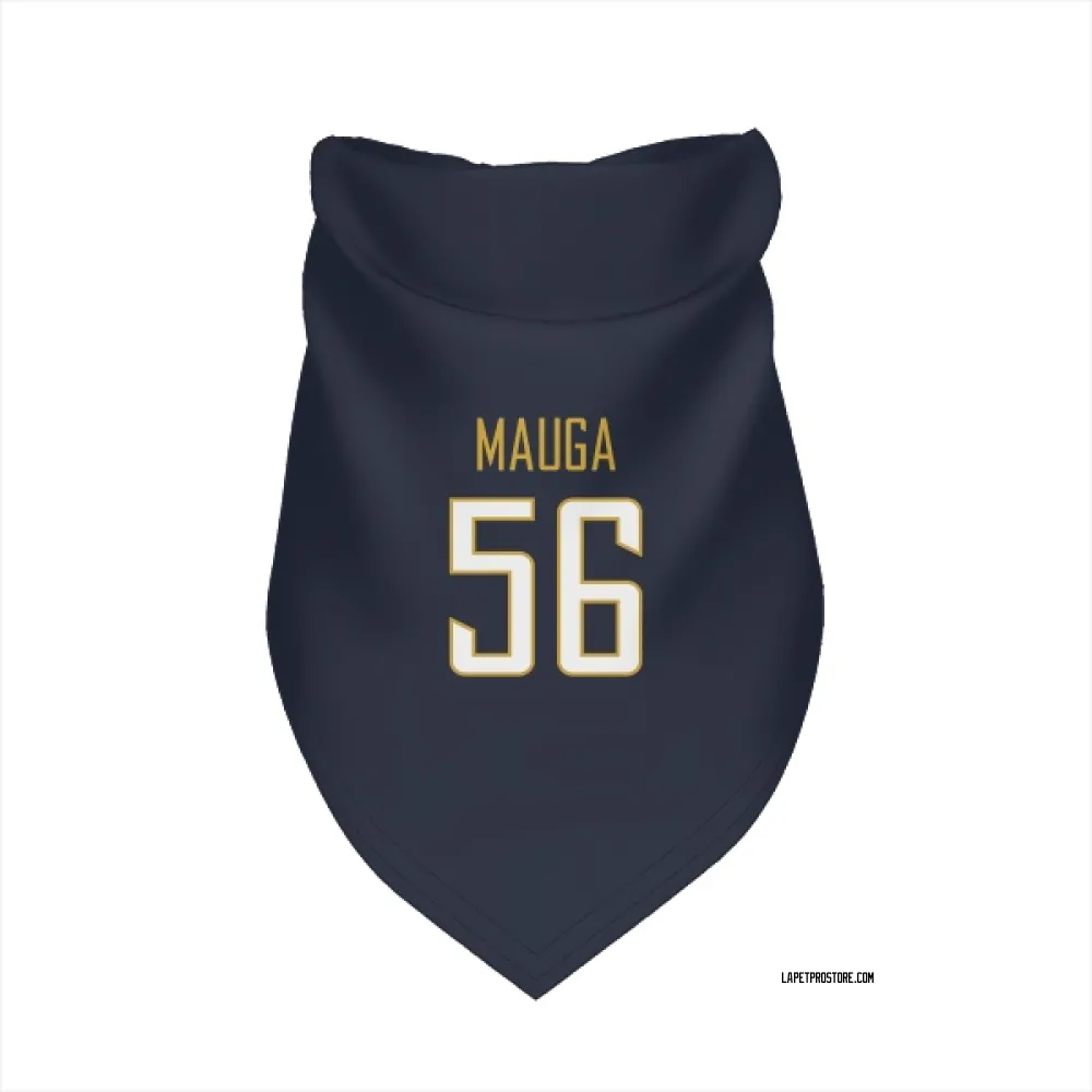 Los Angeles Chargers Kana'i Mauga Navy Pet Bandana for Dog & Cat