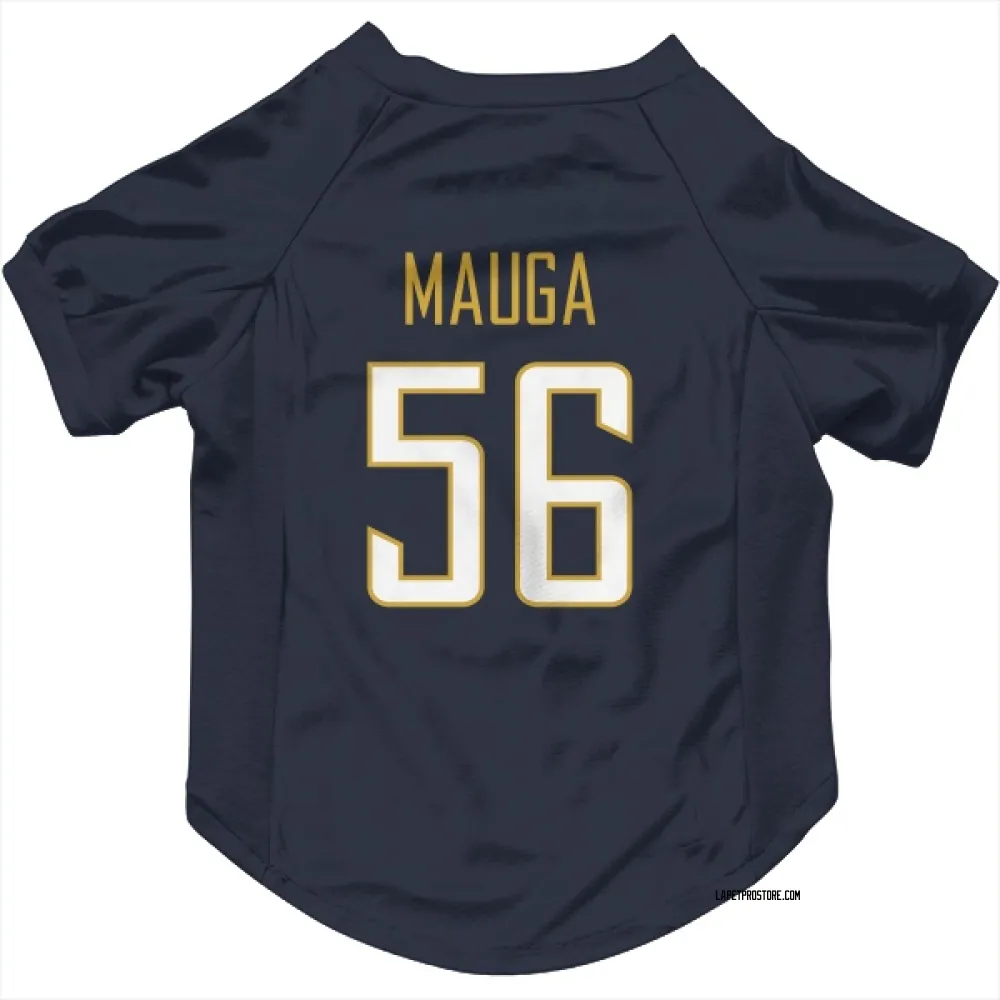 Los Angeles Chargers Kana'i Mauga Navy Pet Jersey for Dog & Cat