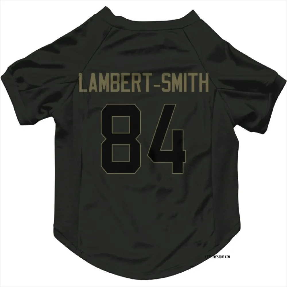 Los Angeles Chargers KeAndre Lambert-Smith Black Service Pet Jersey for Dog & Cat