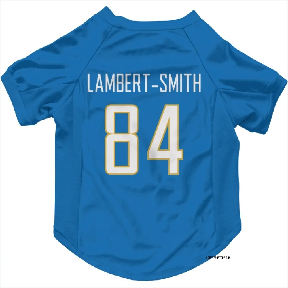 Los Angeles Chargers KeAndre Lambert-Smith Powder Blue Pet Jersey for Dog & Cat