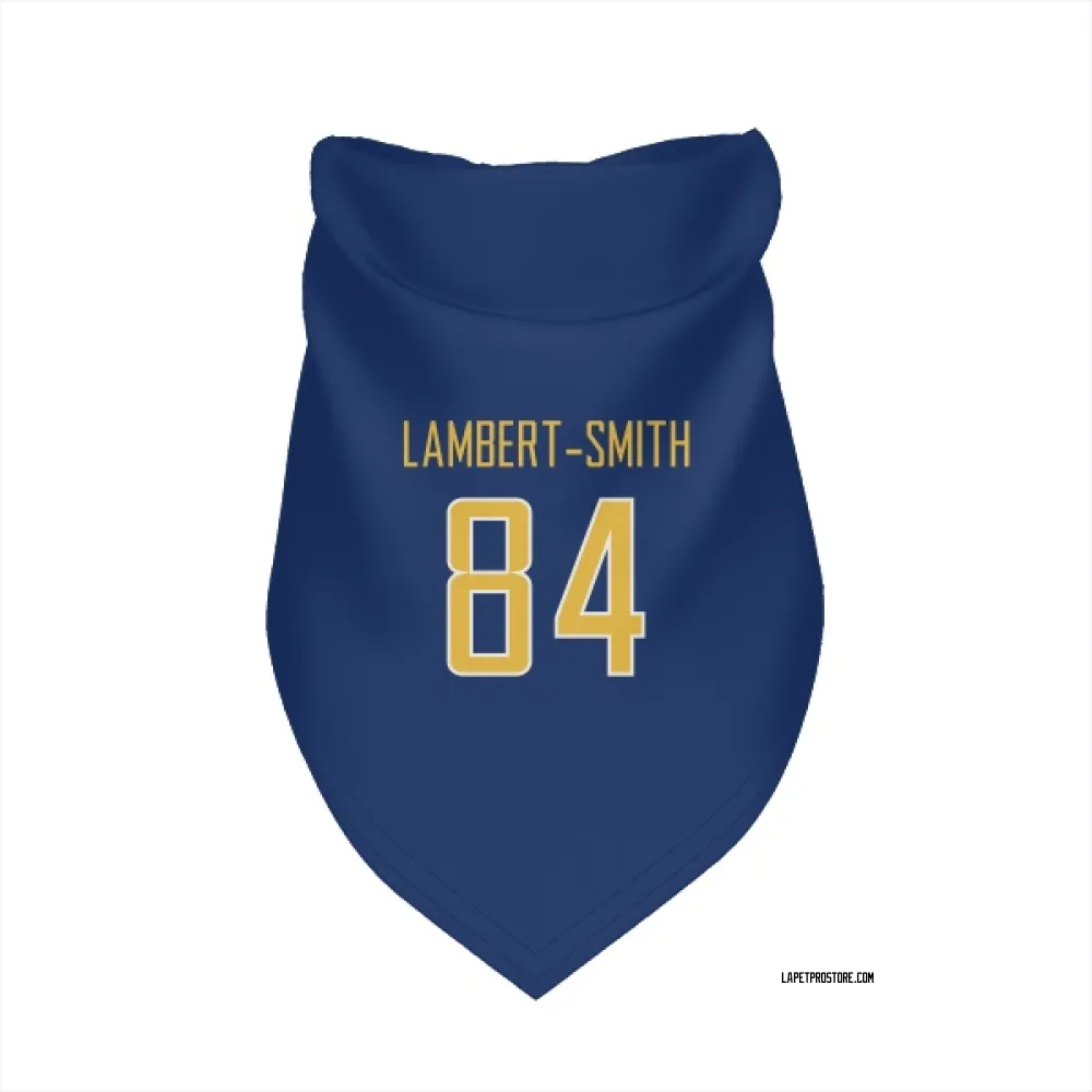 Los Angeles Chargers KeAndre Lambert-Smith Royal Gold Pet Bandana for Dog & Cat