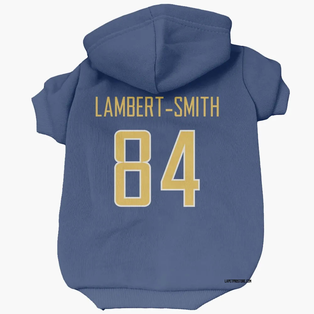 Los Angeles Chargers KeAndre Lambert-Smith Royal Gold Pet Hoodie for Dog & Cat