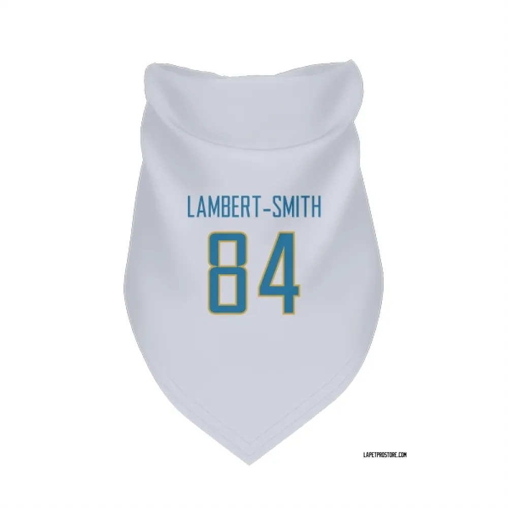 Los Angeles Chargers KeAndre Lambert-Smith White Pet Bandana for Dog & Cat