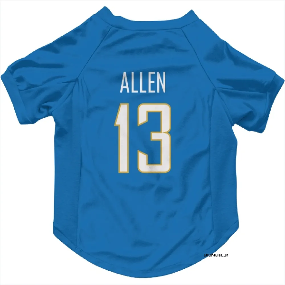 Los Angeles Chargers Keenan Allen Powder Blue Pet Jersey for Dog & Cat