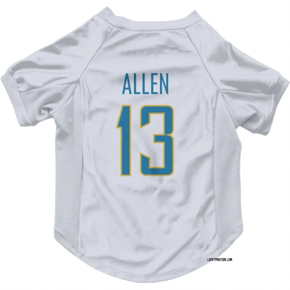 Los Angeles Chargers Keenan Allen White Pet Jersey for Dog & Cat