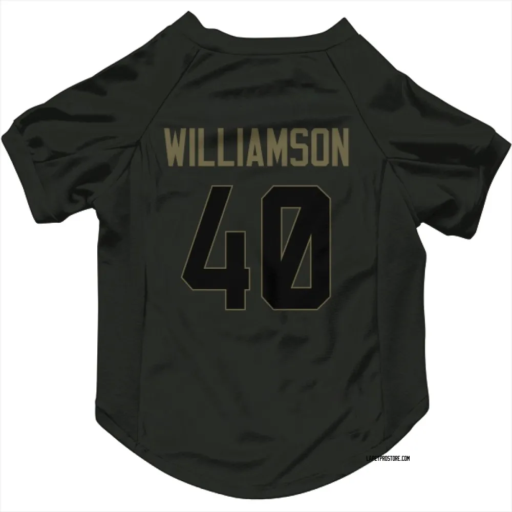 Los Angeles Chargers Kendall Williamson Black Service Pet Jersey for Dog & Cat
