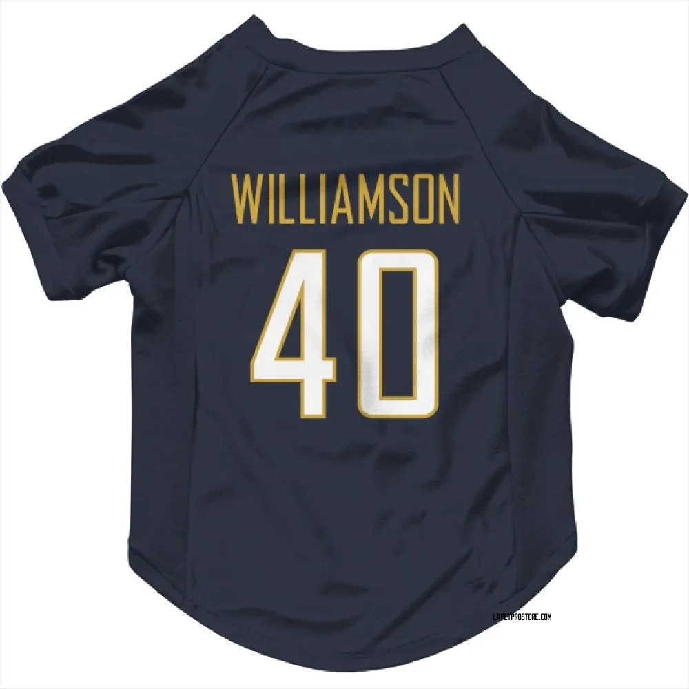 Los Angeles Chargers Kendall Williamson Navy Pet Jersey for Dog & Cat