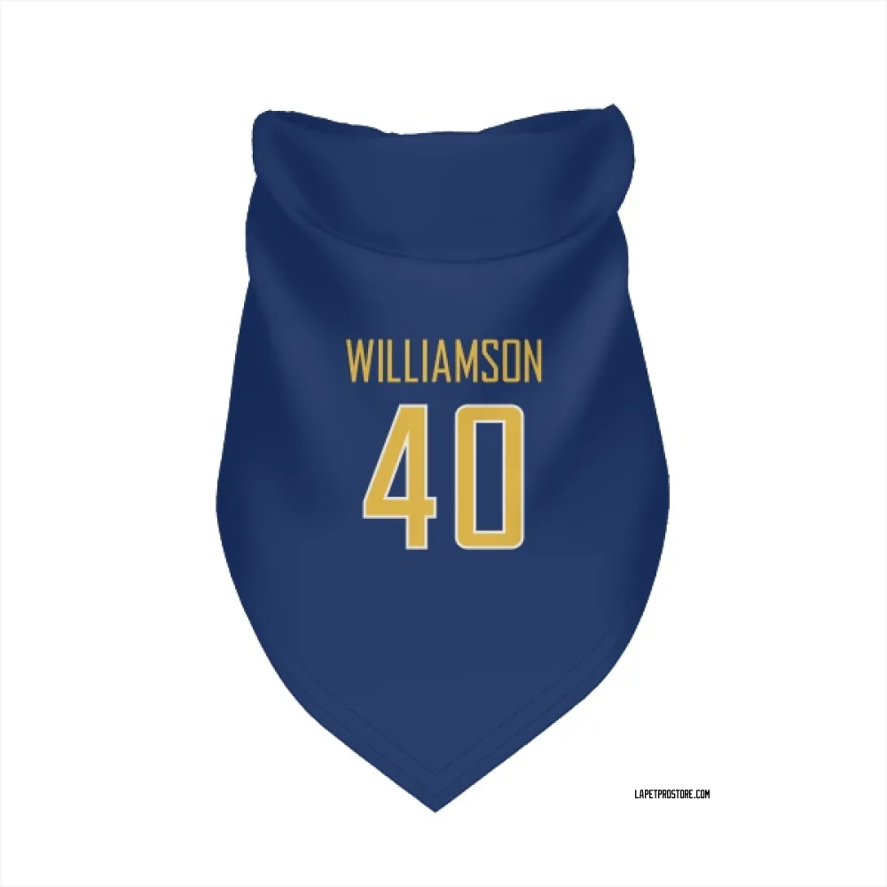 Los Angeles Chargers Kendall Williamson Royal Gold Pet Bandana for Dog & Cat