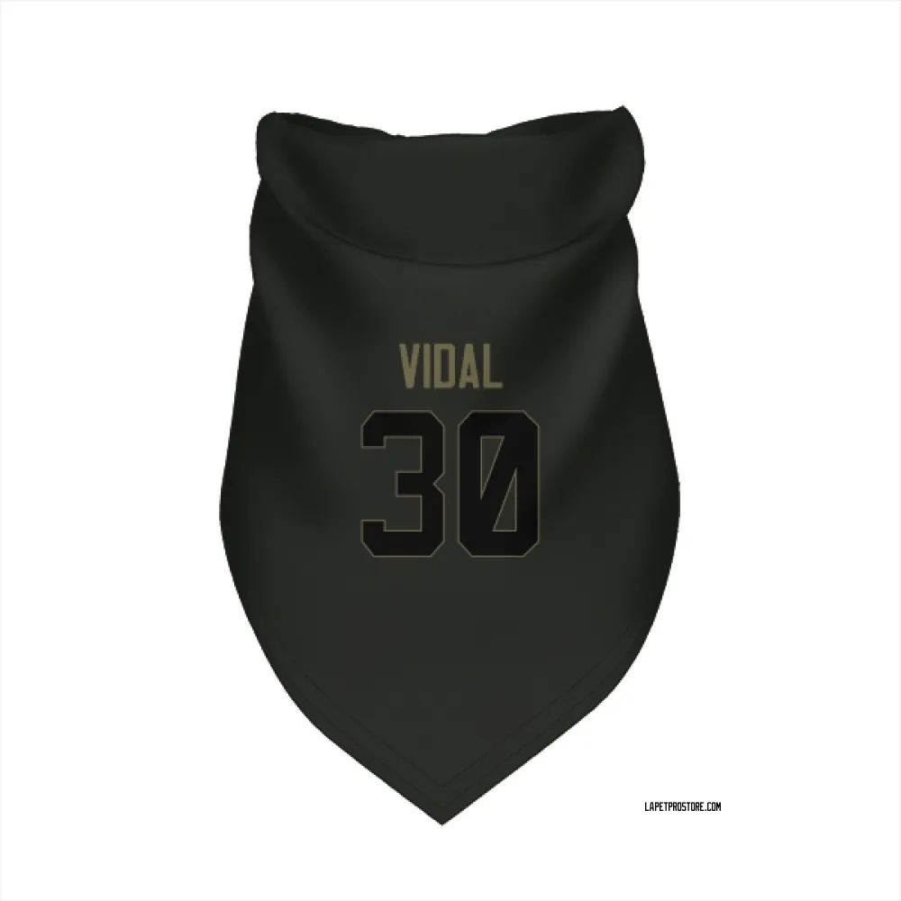 Los Angeles Chargers Kimani Vidal Black Service Pet Bandana for Dog & Cat