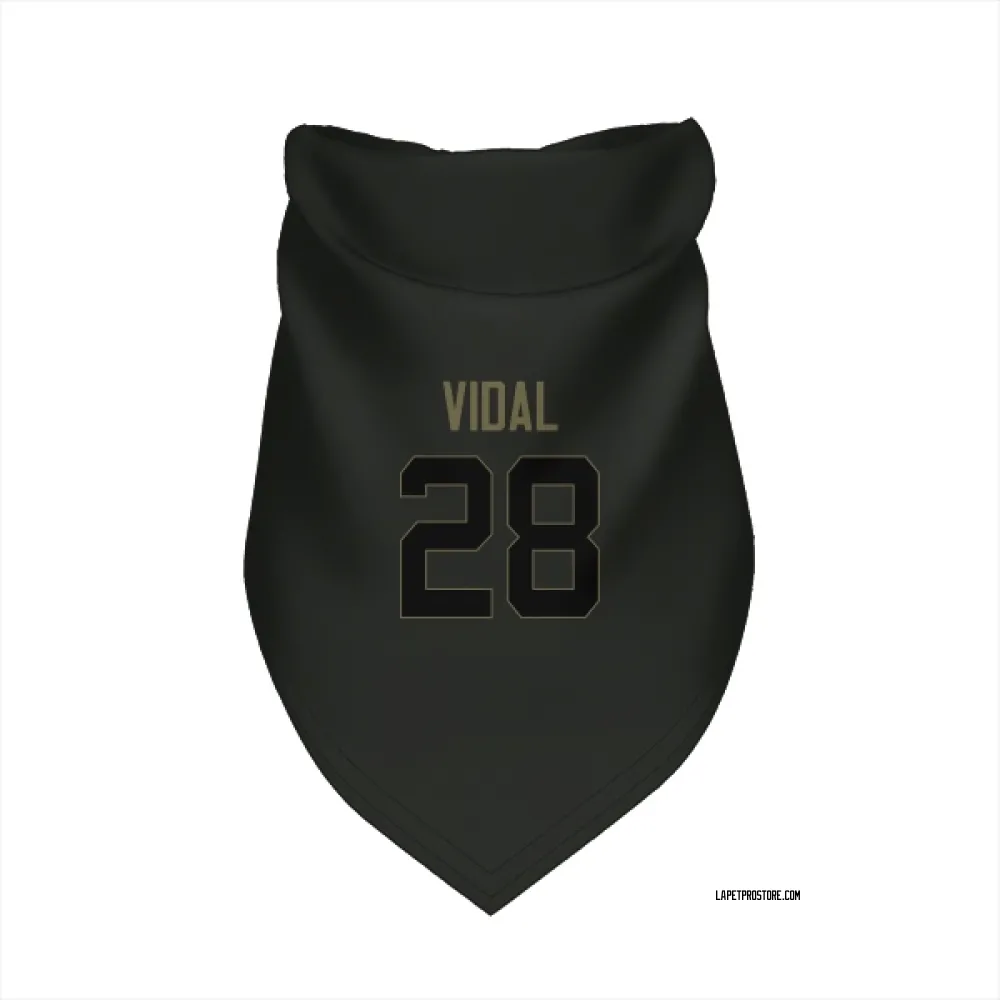 Los Angeles Chargers Kimani Vidal Black Service Pet Bandana for Dog & Cat