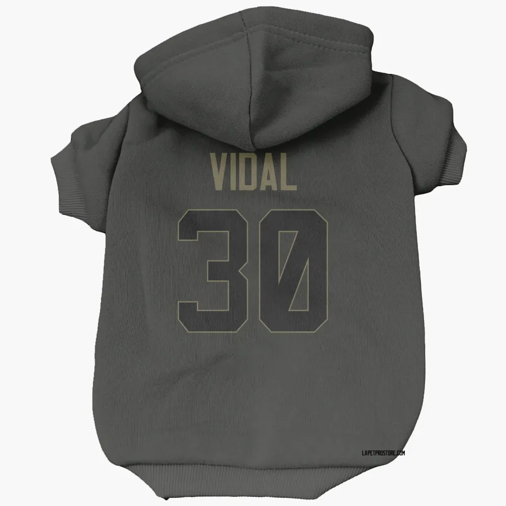 Los Angeles Chargers Kimani Vidal Black Service Pet Hoodie for Dog & Cat