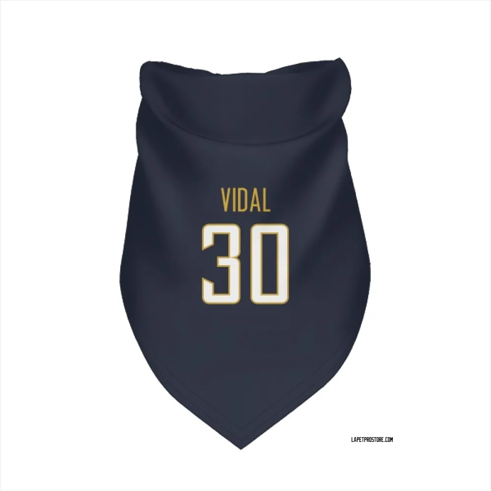 Los Angeles Chargers Kimani Vidal Navy Pet Bandana for Dog & Cat
