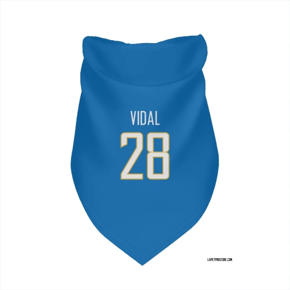Los Angeles Chargers Kimani Vidal Powder Blue Pet Bandana for Dog & Cat