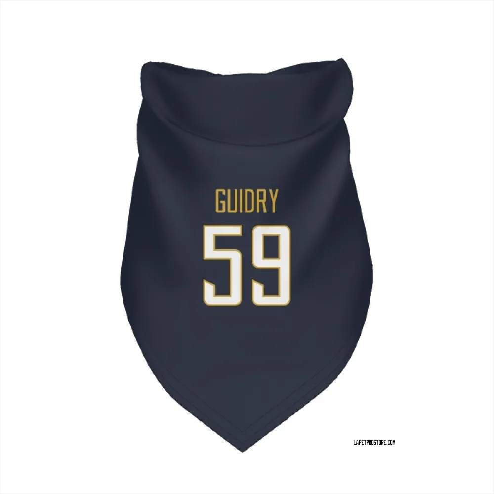 Los Angeles Chargers Kylan Guidry Navy Pet Bandana for Dog & Cat