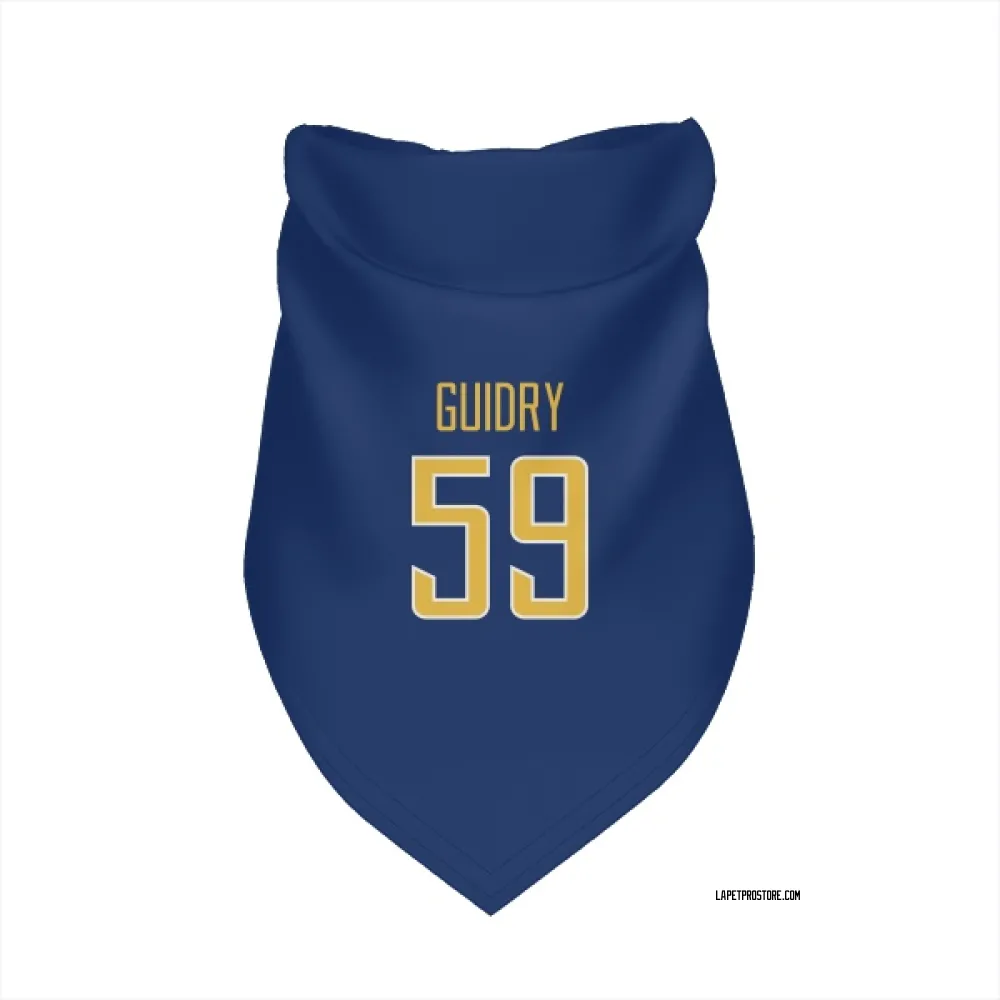 Los Angeles Chargers Kylan Guidry Royal Gold Pet Bandana for Dog & Cat