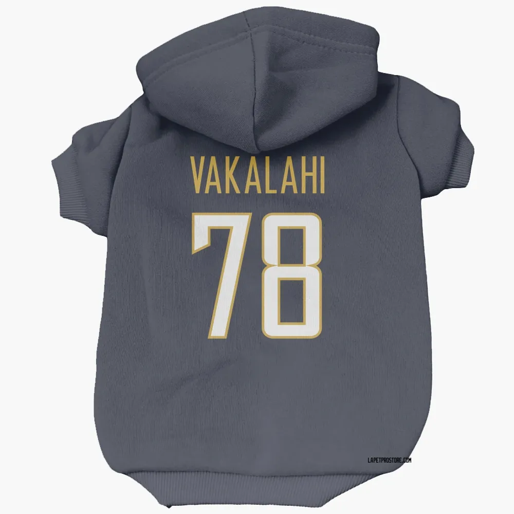 Los Angeles Chargers Laekin Vakalahi Navy Pet Hoodie for Dog & Cat