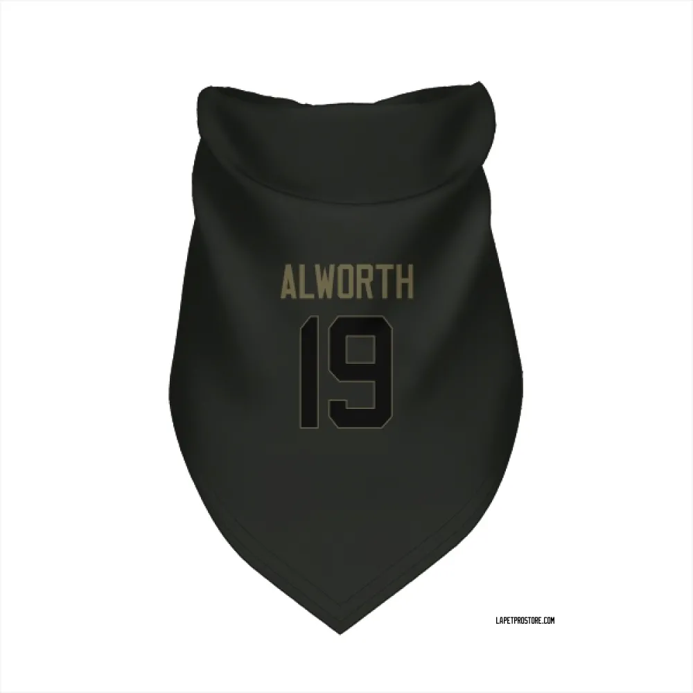 Los Angeles Chargers Lance Alworth Black Service Pet Bandana for Dog & Cat