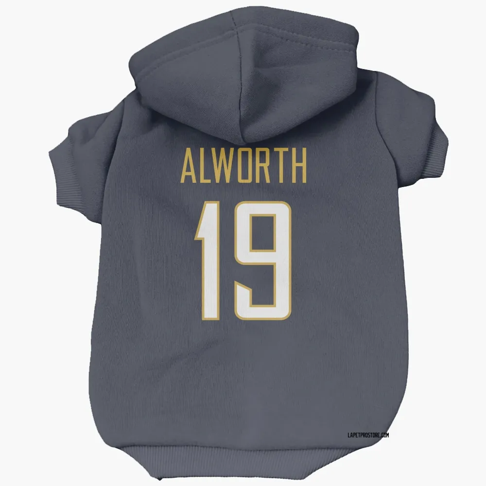 Los Angeles Chargers Lance Alworth Navy Pet Hoodie for Dog & Cat