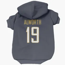 Los Angeles Chargers Lance Alworth Navy Pet Hoodie for Dog & Cat