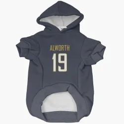 Los Angeles Chargers Lance Alworth Navy Pet Hoodie for Dog & Cat